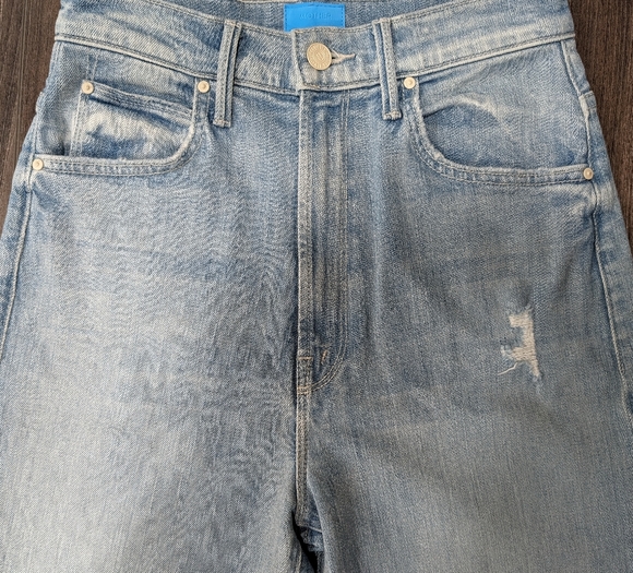NWOT Mother High Waisted Tunnel Vision Sneak Jeans Sippin Sweet Tea Size 24 - Picture 6 of 14
